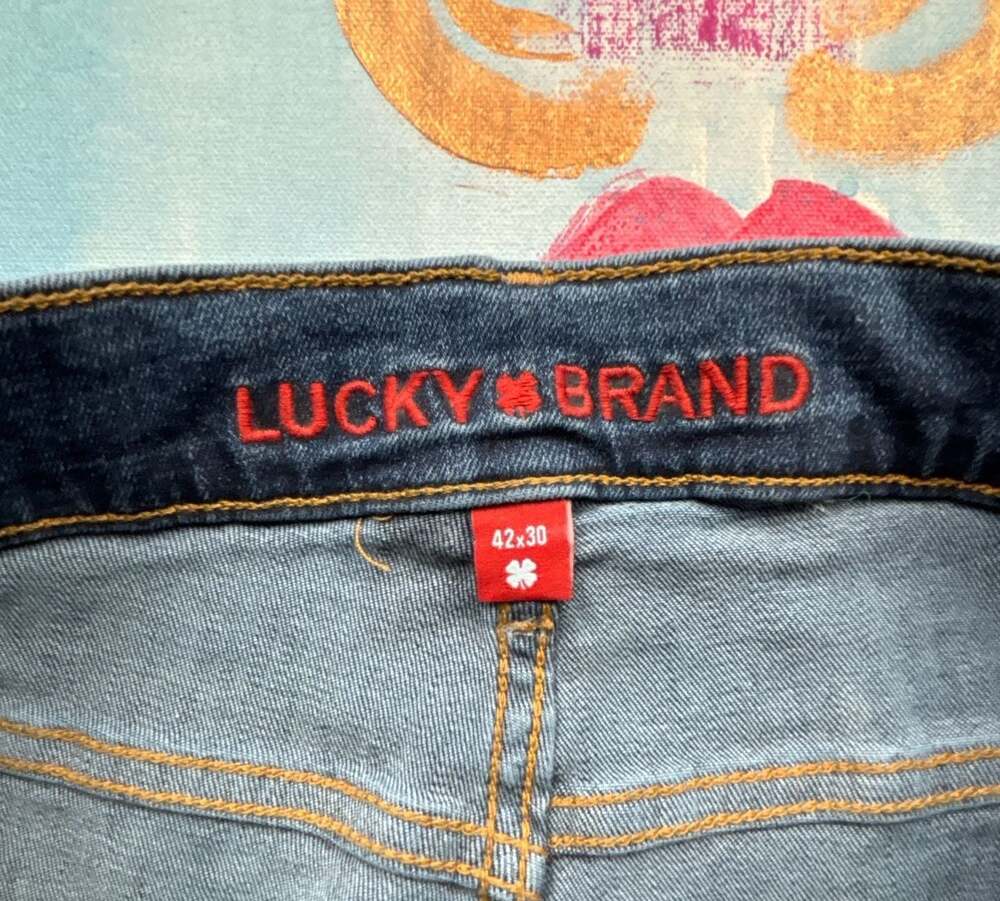 Lucky Brand 223 Straight Leg Jeans 42x30 - Picture 7 of 12